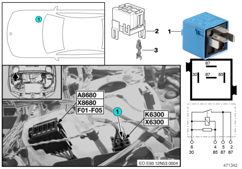 Relay DME K6300
