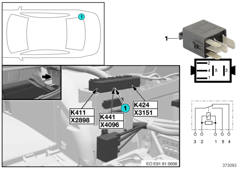 Relay, rotating beacons K441