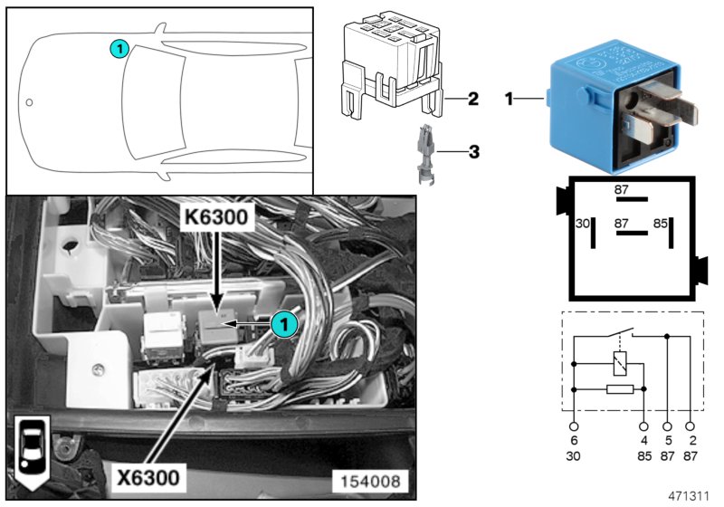 Relay DME K6300