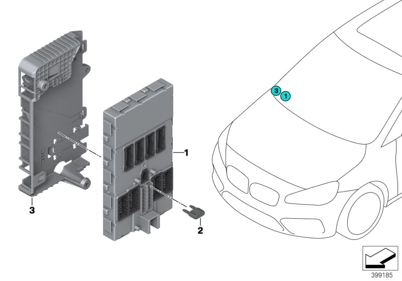 Control unit Body Domain Controller BDC