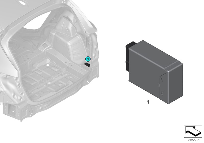 Control unit, remote backrest unlocking