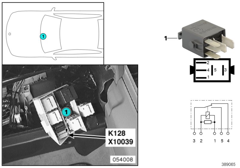 Relay, tailgate K128