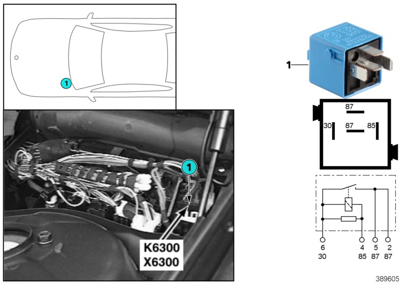 Relay DME K6300