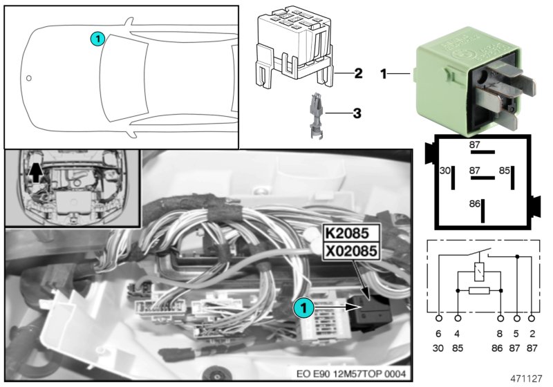 Relay SCR K2085
