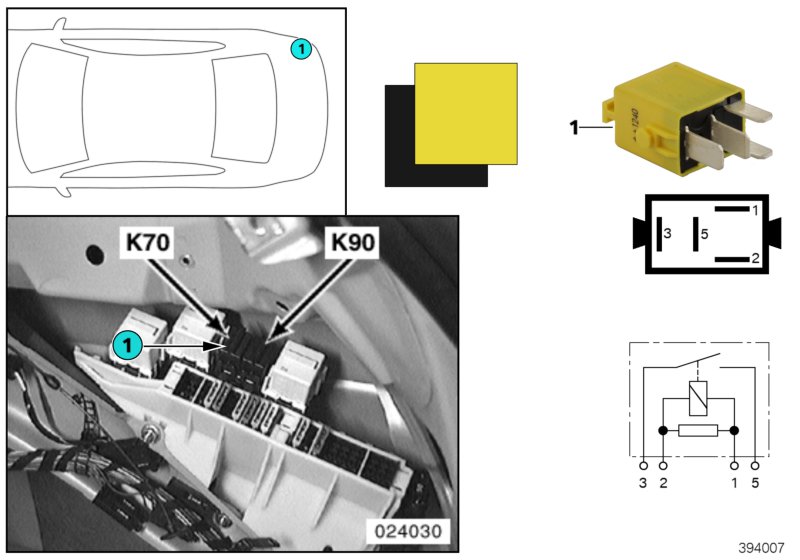 Relay, tailgate K70