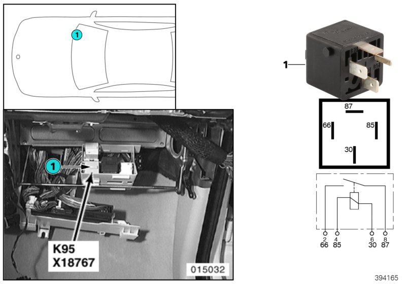 Relay, valve control K95