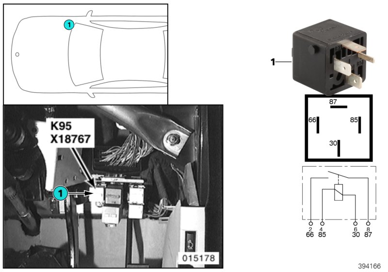 Relay, valve control K95