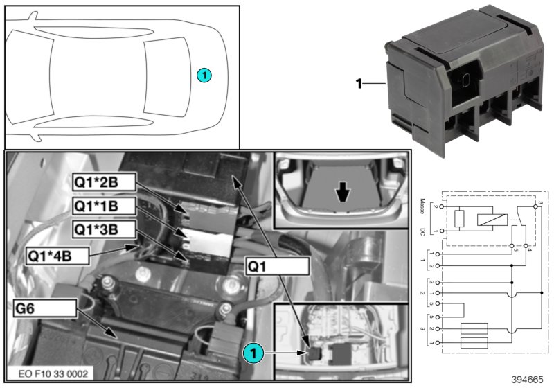 Relay, isolation Q1