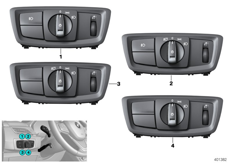 Control unit lights
