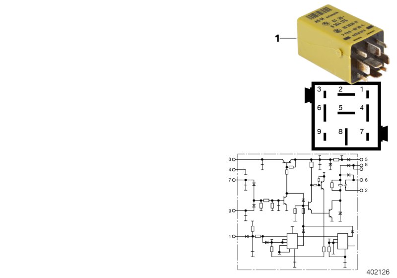 Relay, starter interlock