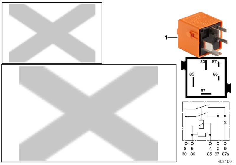 Relay w/dbl. make function,pastellorange