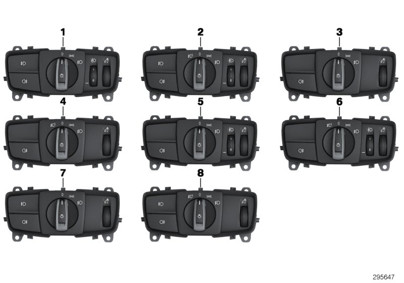 Control unit lights