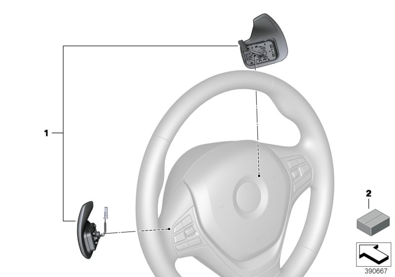 Shift paddles, sport automatic transm.