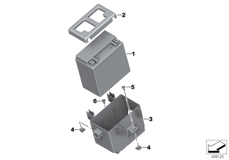 Auxiliary battery, special vehicle