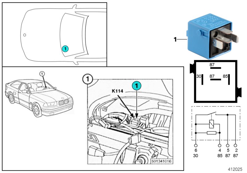 Relay, comfort K114