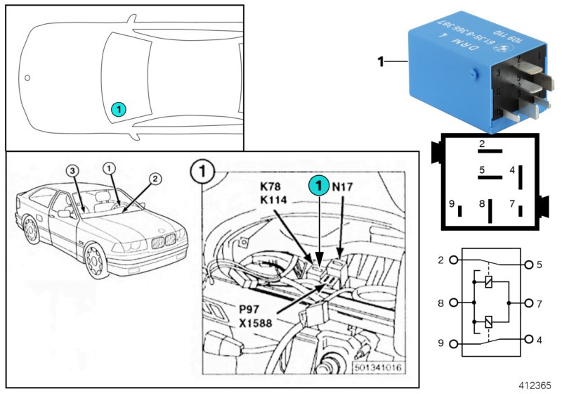 Relay, comfort K78