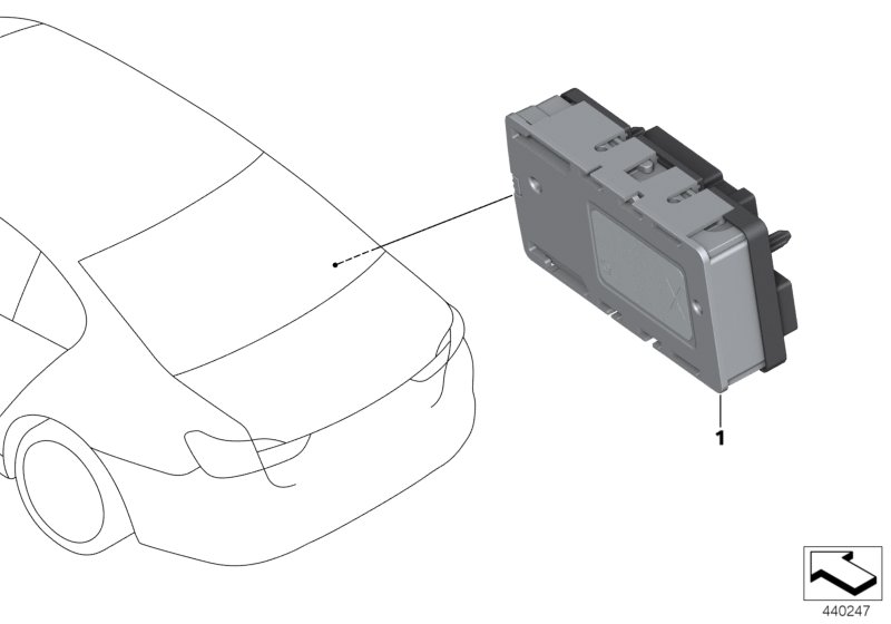 Power distribution box, LIN module
