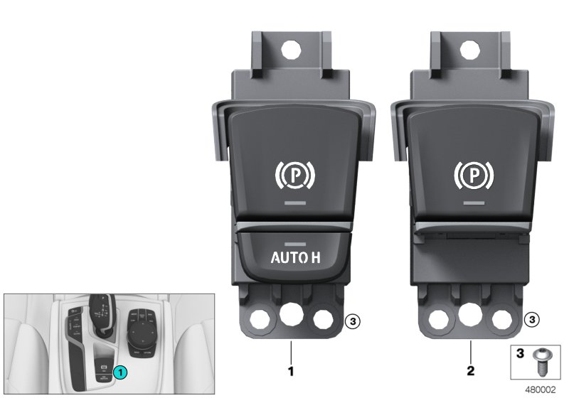 Parking brake switch