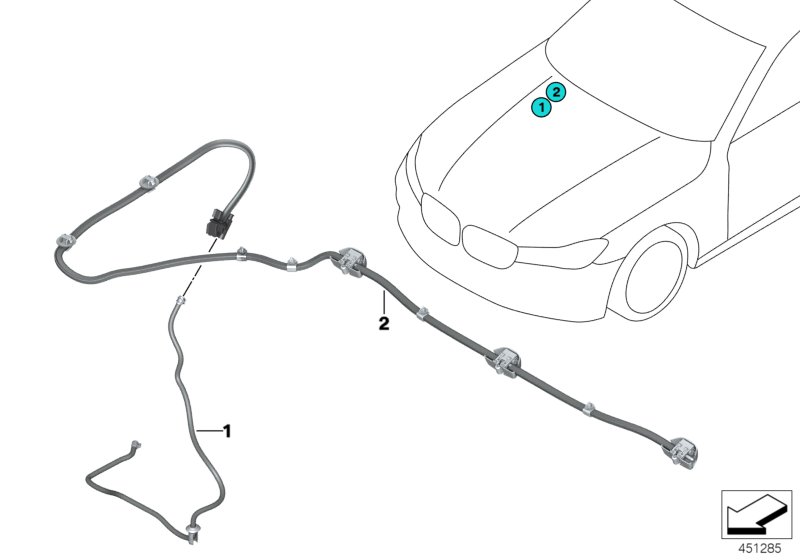 Single parts for windshield cleaning