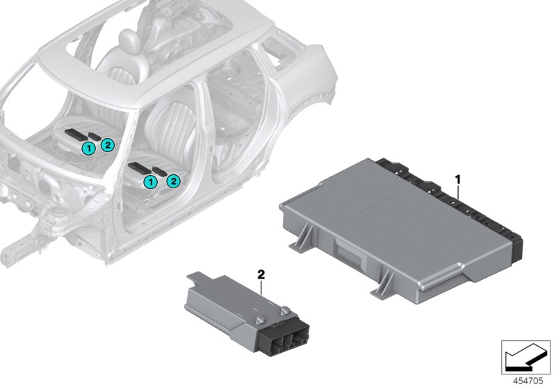 ECU, seat module