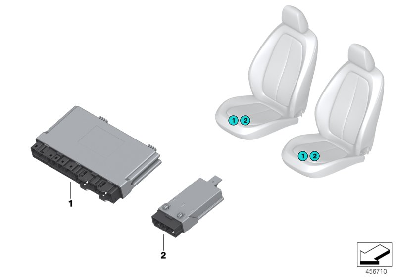 ECU, seat module