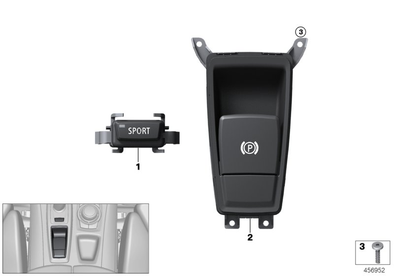 Parking brake switch