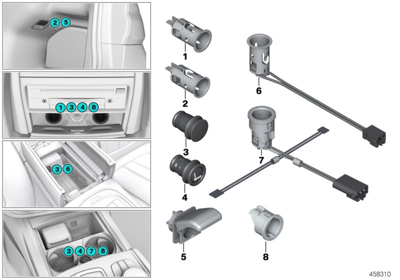 Cigarette lighter / power sockets