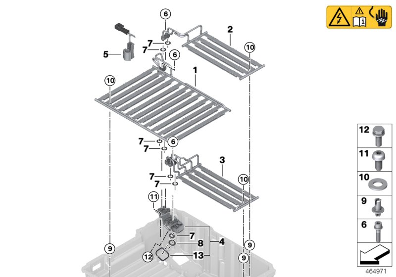 Radiator, high-voltage accumulator