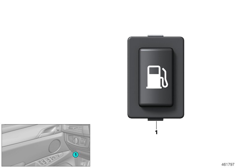 Switch, tank release