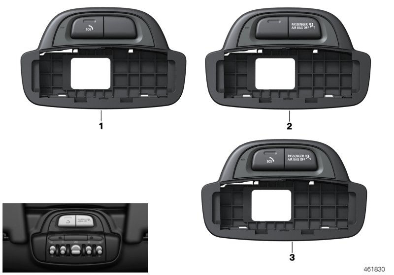 Switch, roof function centre