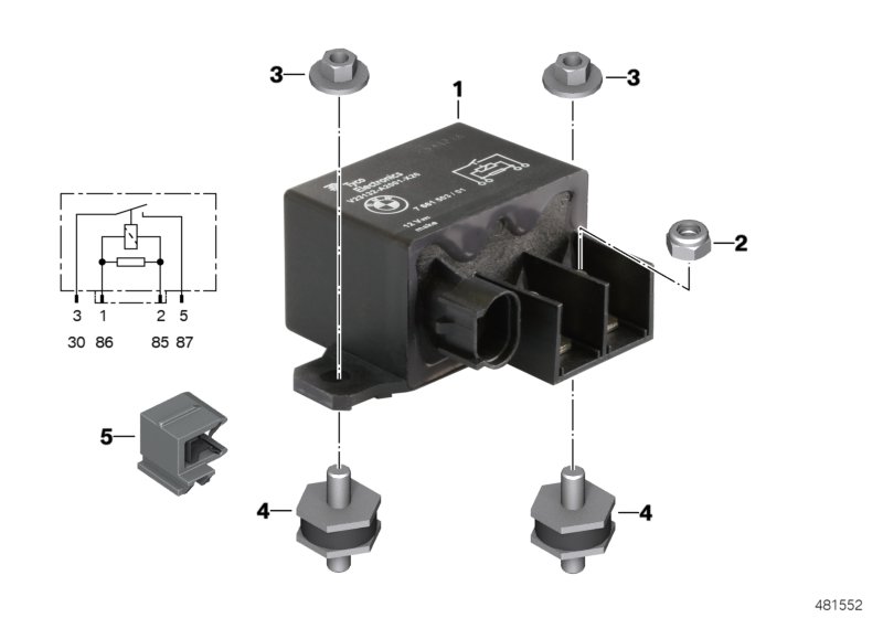 Starter relay