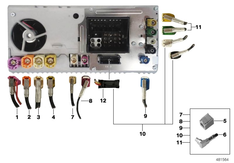 Rep.- wiring harn.assort.Head Unit High