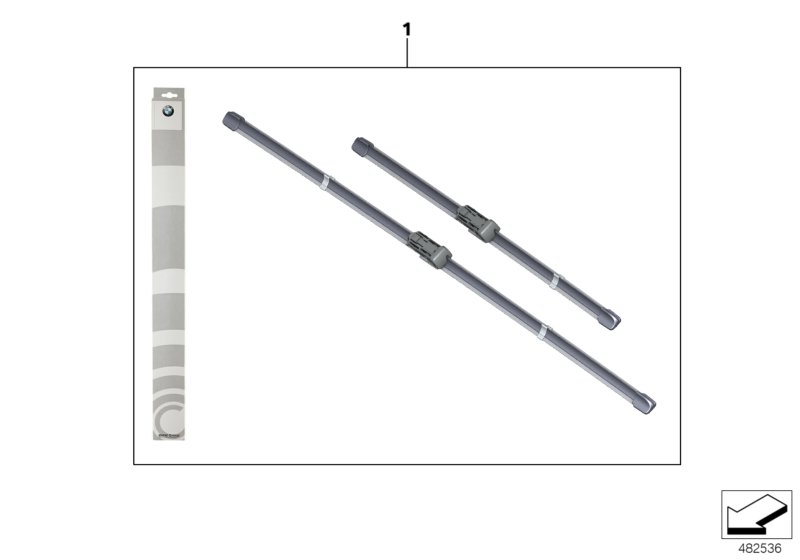 Set, wiper blades