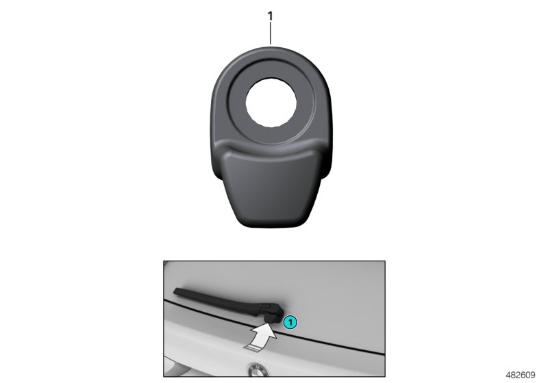 Rear-window button