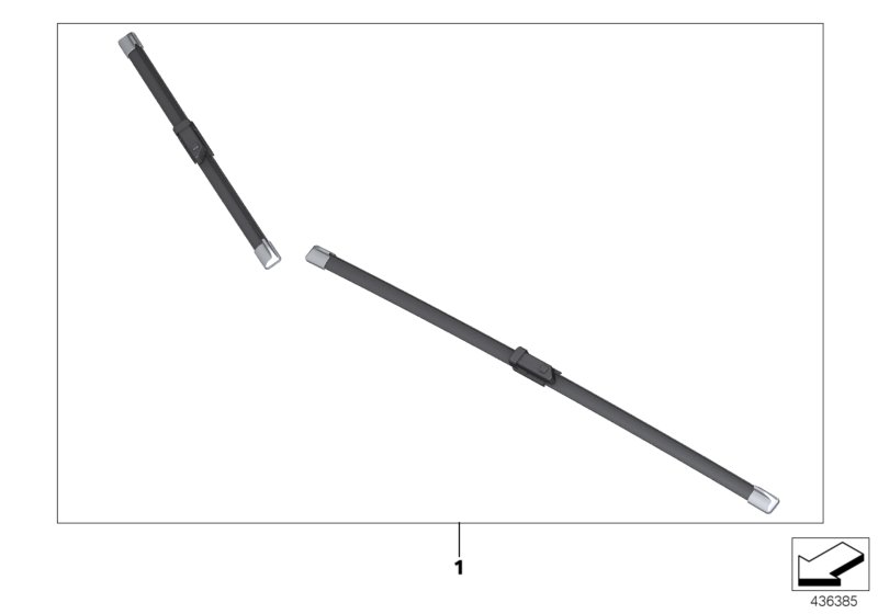Set, wiper blades