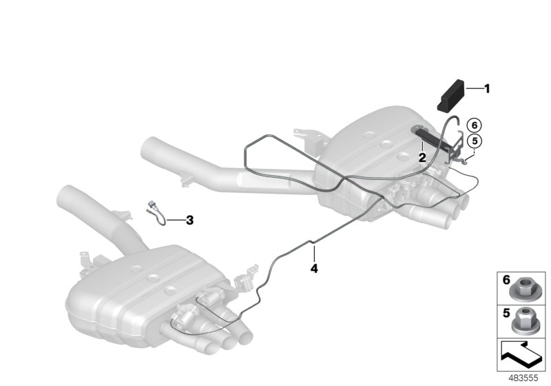 Flap exhaust system