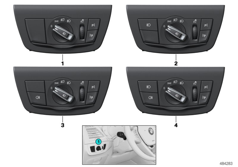 Control unit lights