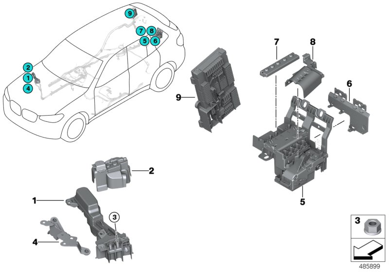 Power distribution box / B+ distributor