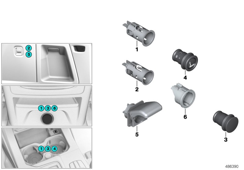 Cigarette lighter / power sockets
