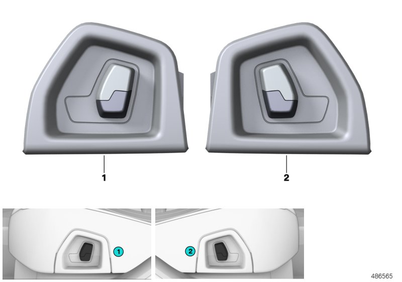 Seat functions rear pass.compartment