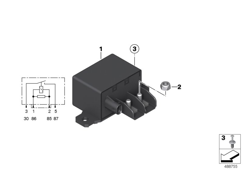 Starter relay