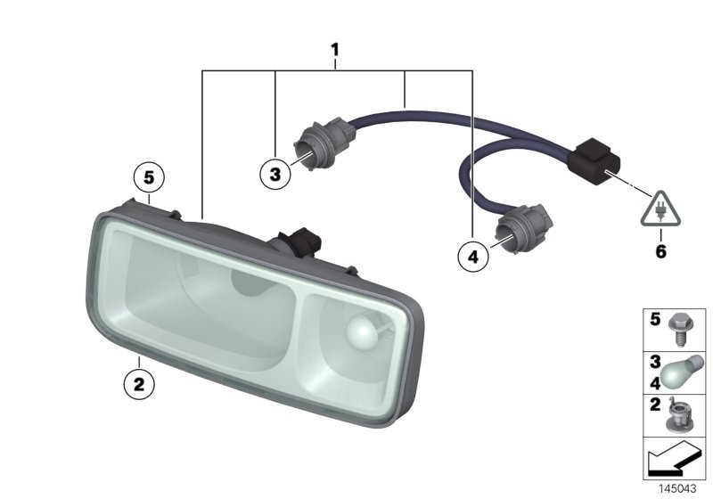 Front light combination