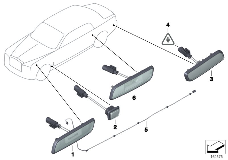 Direction ind. repeat/side marker light
