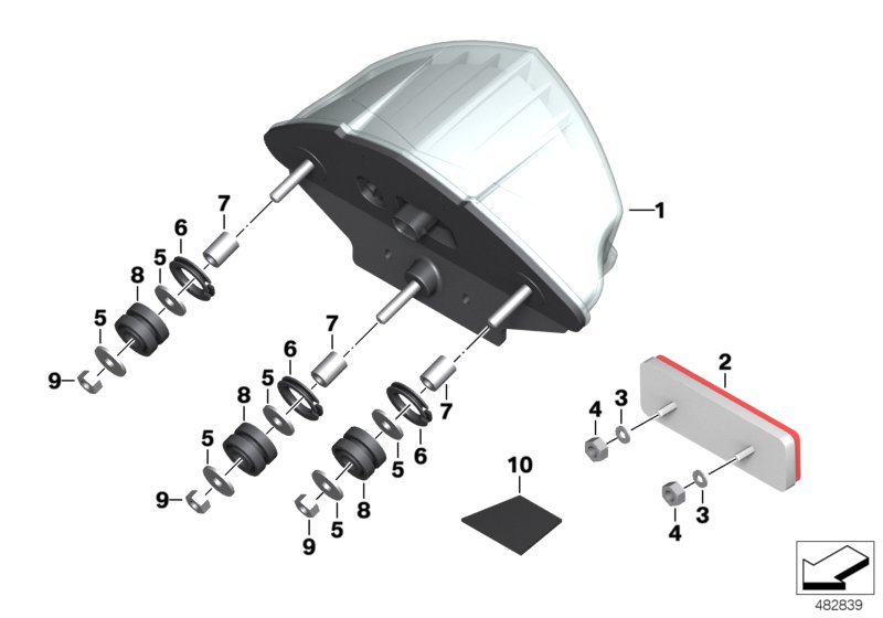 LED rear light