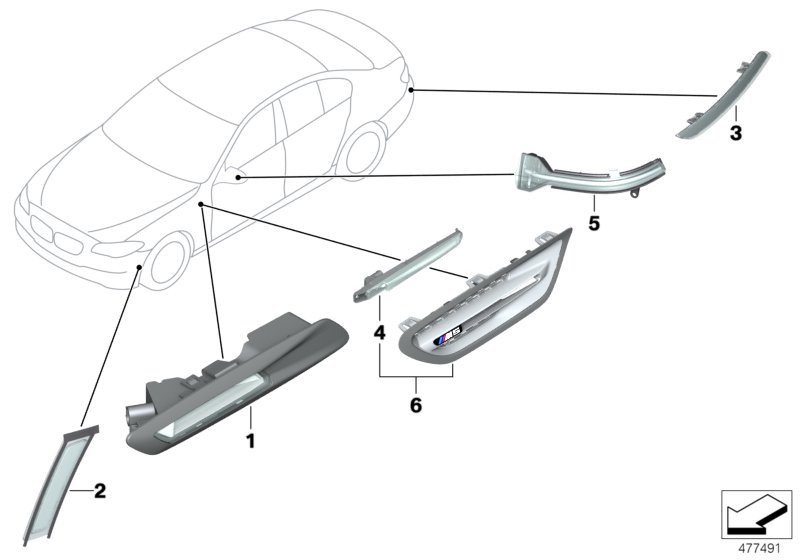 Direction ind. repeat/side marker light
