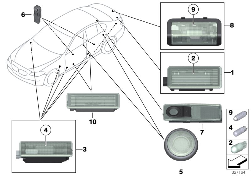 Various lamps