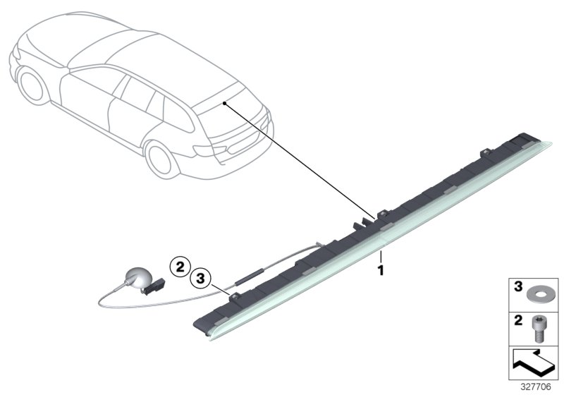 Third stoplamp