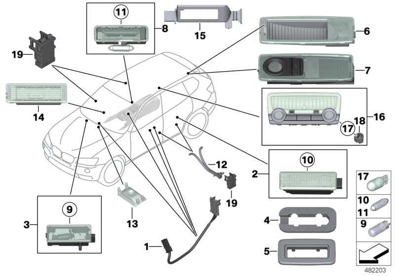 Various lamps