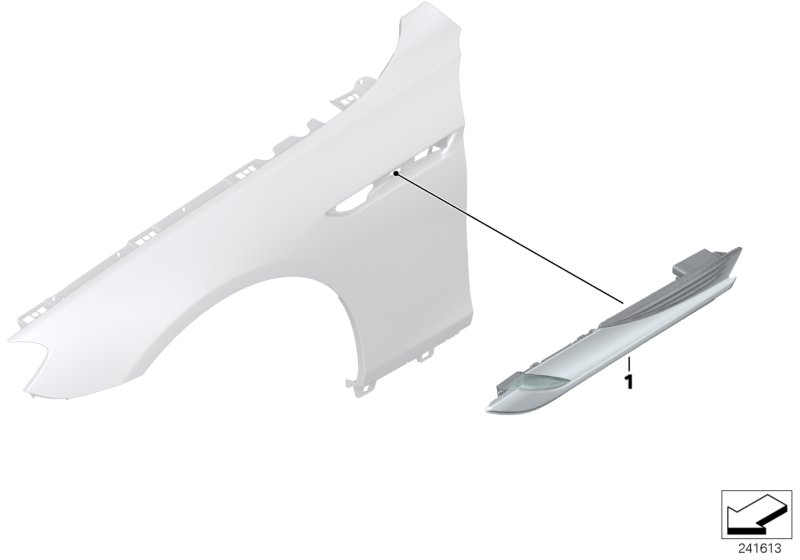 Additional turn indicator lamp