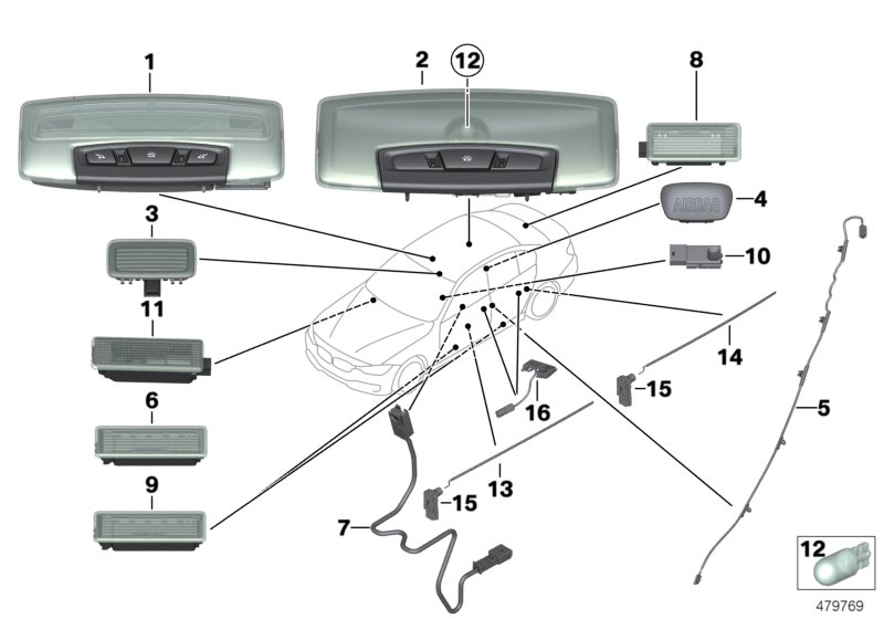 Various lamps